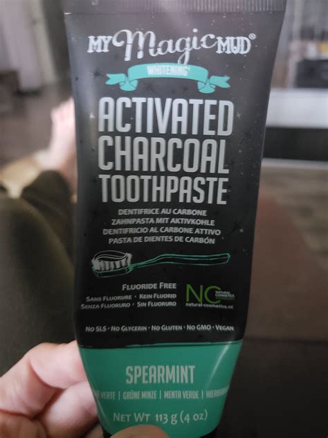 My magic mud charcoal toothpaste